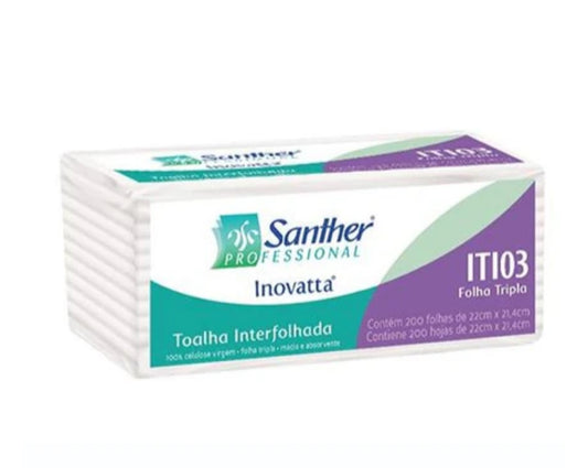 Descubra a Toalha Folha Tripla Santher: Excelência e Conforto para Ambientes Exclusivos