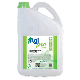 Detergente Clorado Concentrado Agipro Lunnis 5LTS
