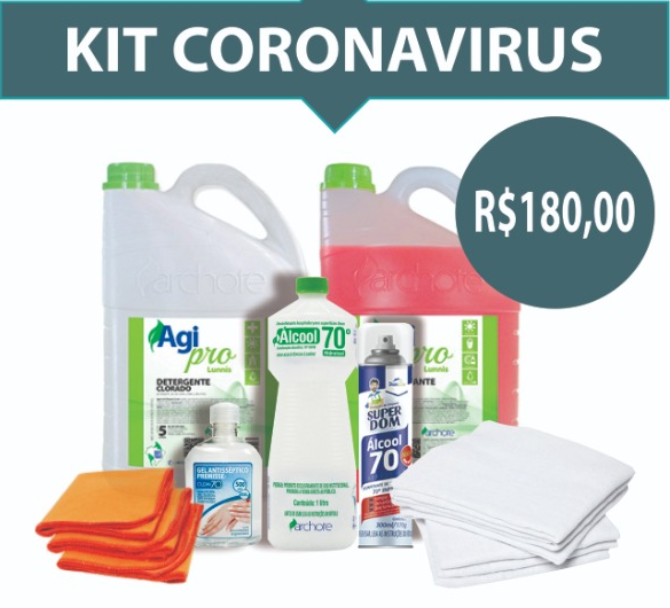 KIT CORONA PREVENÇÃO SANITARIA