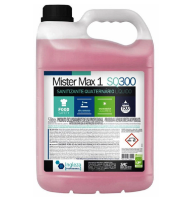 Sanitizante Quaternario Liquido Ingleza SQ300 5L