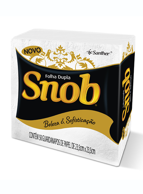GUARDANAPO SNOB FOLHA DUPLA - CAIXA FECHADA