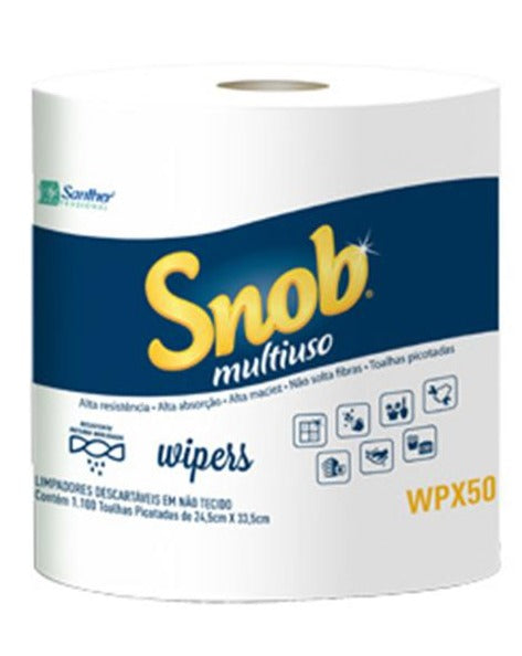 TOALHA WIPER SNOB ROLO - 1 X 1100 FOLHAS