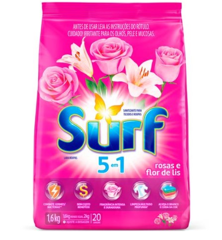 SABAO EM PÓ SURF ROSAS E FLOR DE LIS 1,6K