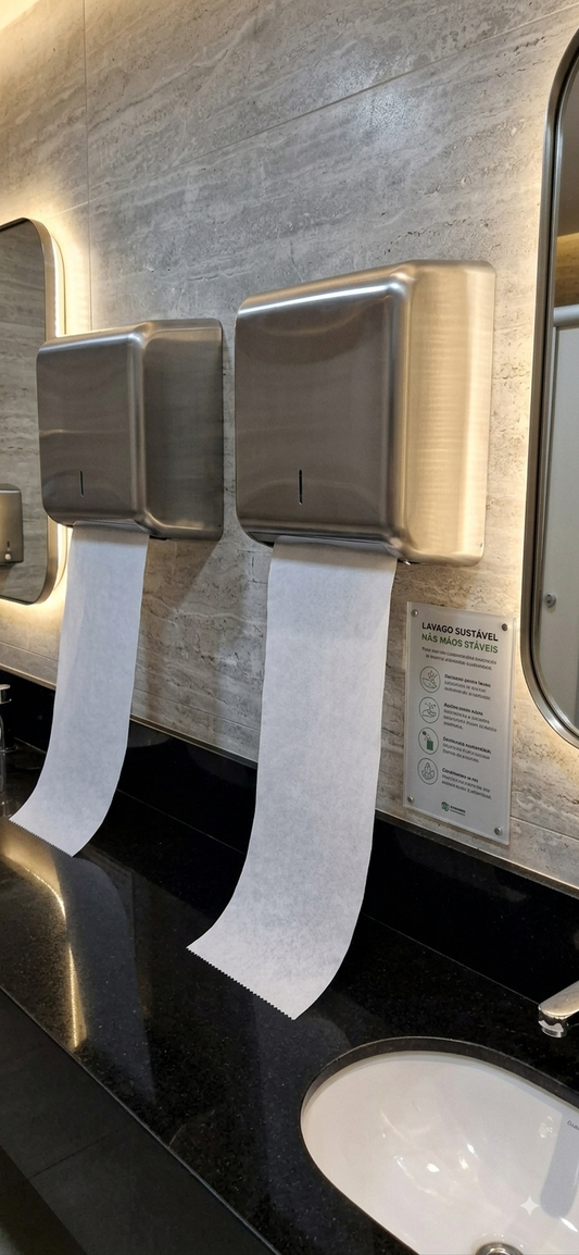Consumo invisível: o desperdício de papel toalha que está comendo a margem do seu estabelecimento