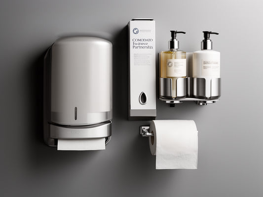 Set de dispensers de higiene profissionais - comodato Jori Papel