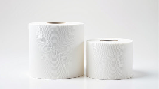 Comparação papel higiênico institucional vs doméstico - Santher Professional