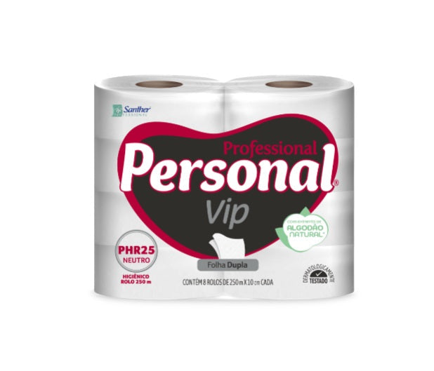 Papel Higiênico Rolão Personal VIP Folha Dupla 8x250m: O Premium Institucional para Empresas no RJ