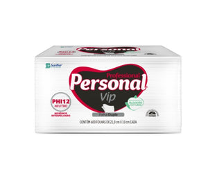 HIGIENICO INTERFOLHADO PERSONAL VIP PHI12. 20 PACOTES COM 600 FOLHAS (12.000).